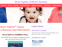 Tablet Screenshot of funfamilymusic.com